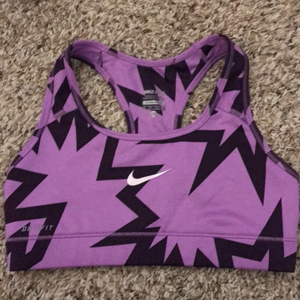 Nike Pro Sports Bra PURPLE Size XS